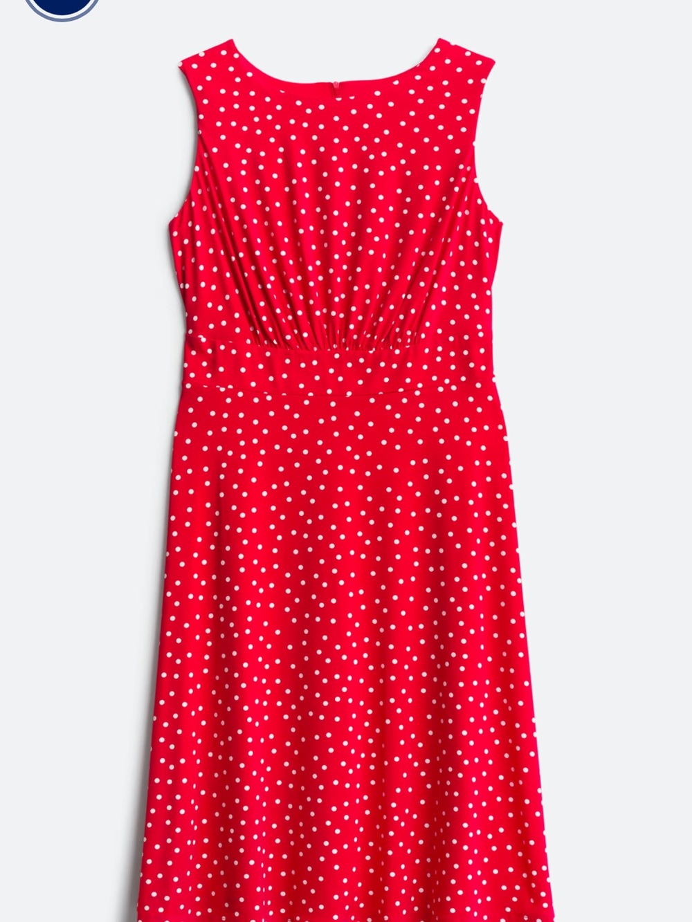 NWT London Times Red Polka Dot Sleeveless Maxi Dress.  Size 18w
